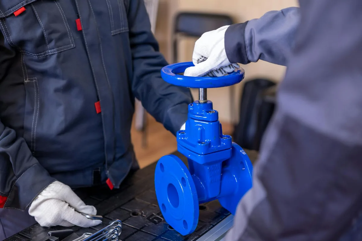 Plumbing work on a residential property in Edinburgh, UK