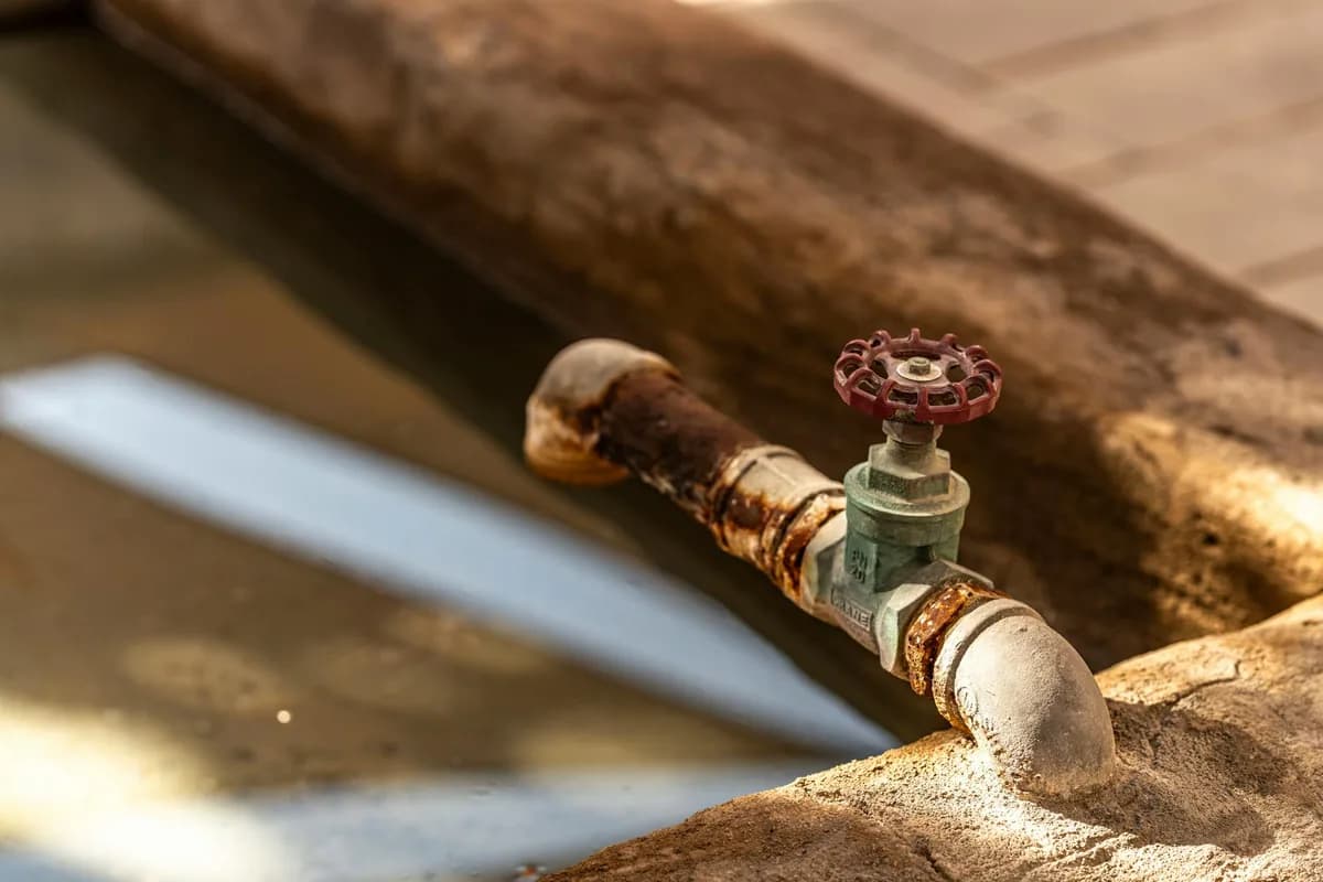Plumbing work on a residential property in San Diego, CA