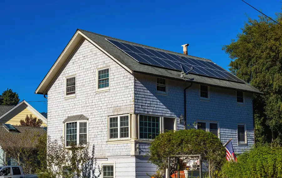 Solar work on a residential property in Calgary, AB